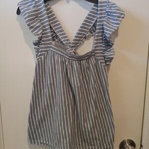 LC Lauren Conrad Stripped Blouse